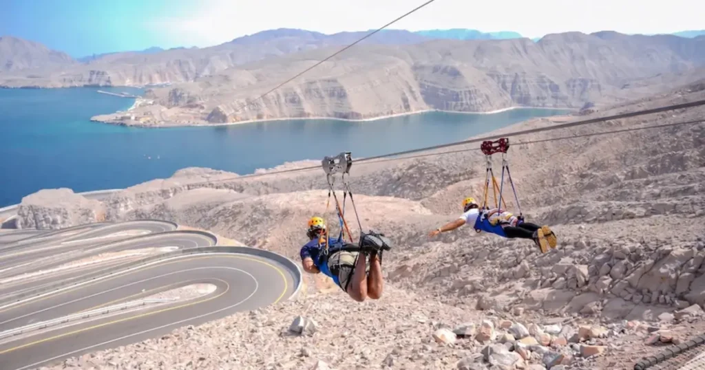 Zipline over Musandam Waters Thrill Ride