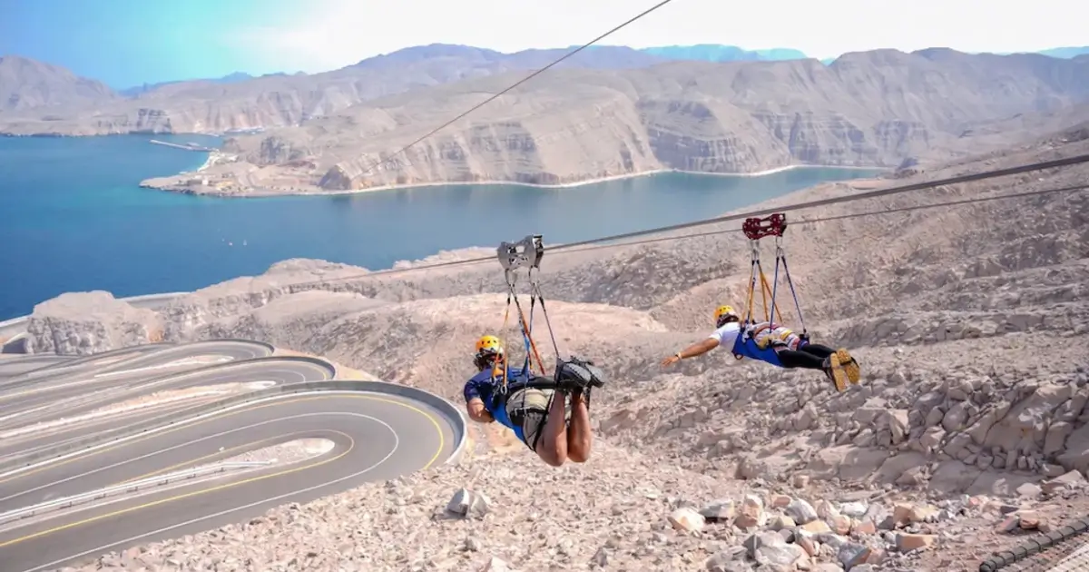 Zipline over Musandam Waters Thrill Ride