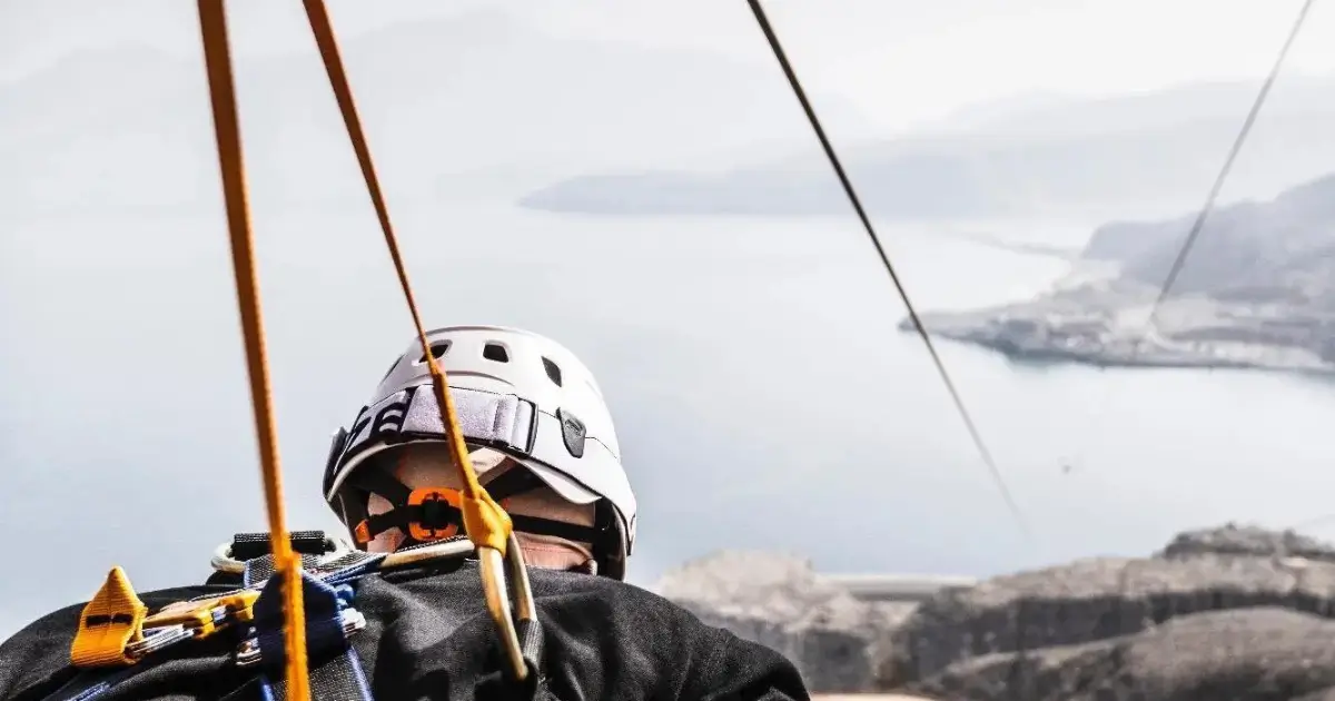 Zipline over Musandam Waters